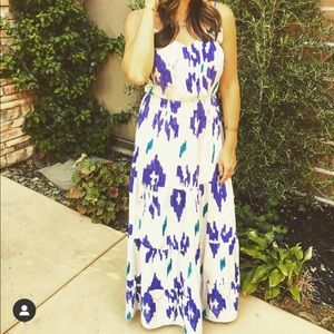 Aqua Maxi Dress